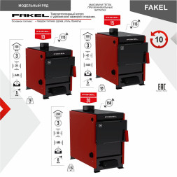 Котел твердотопливный FAKEL 20